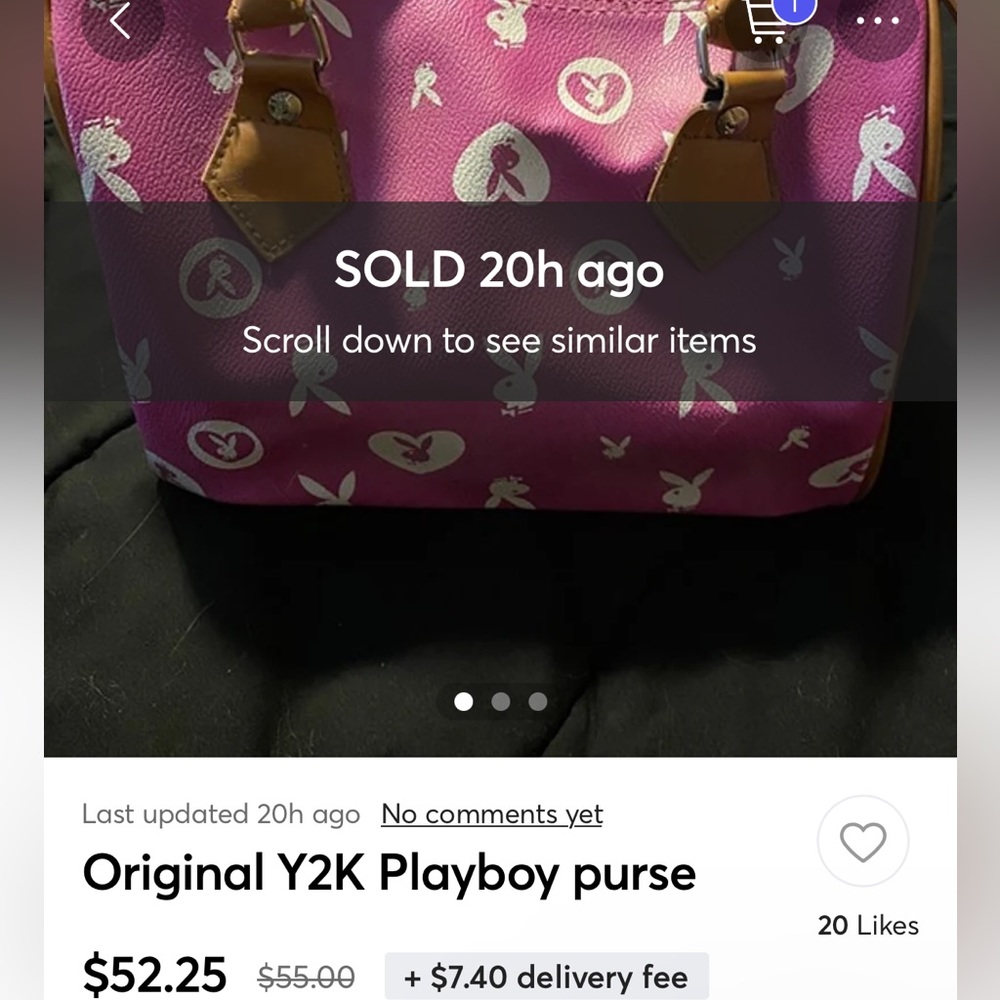 ISO pink playboy bag